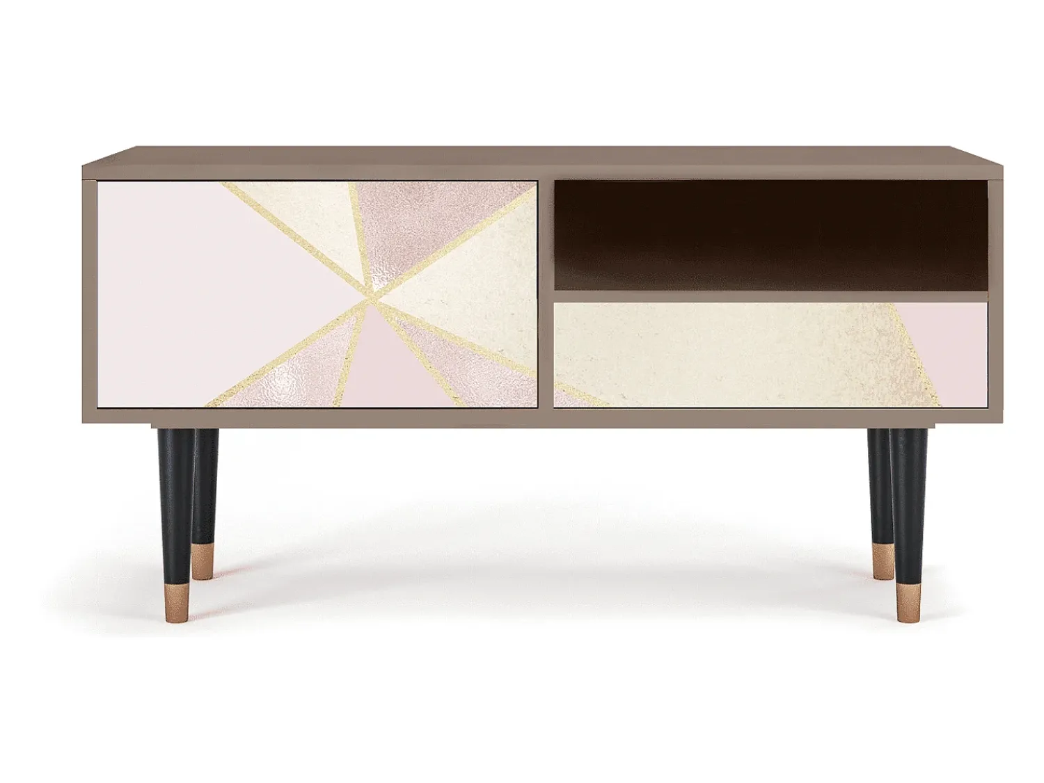 Mueble de TV - 115х59х48 cm - T3 - Cosmopolitan Diva, Latte^ Móvel De Tv