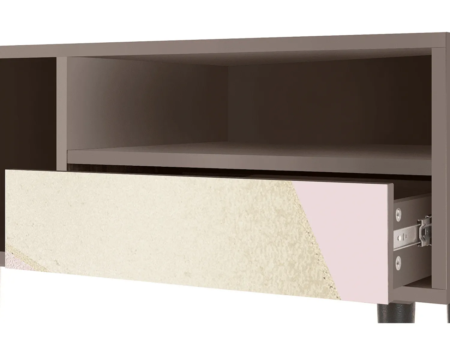 Mueble de TV - 115х59х48 cm - T3 - Cosmopolitan Diva, Latte^ Móvel De Tv