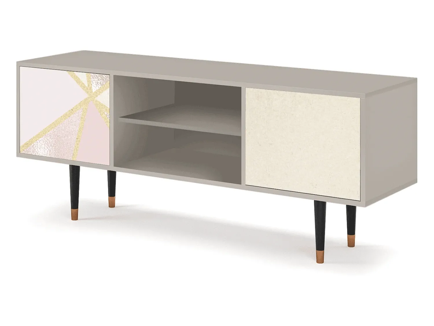 Móvel De Tv* Mueble de TV - 170х69х48 cm - T2 - Cosmopolitan Diva, Areia Bege