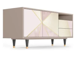 Móvel De Tv* Mueble de TV - 125х56х41 cm - T7 - Cosmopolitan Diva, Latte Bege
