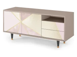 Móvel De Tv* Mueble de TV - 125х56х41 cm - T7 - Cosmopolitan Diva, Latte Bege