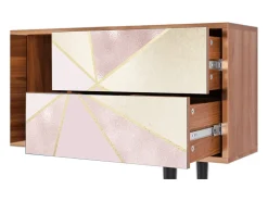Móvel De Tv* Mueble de TV - 170х69х48 cm - T1 - Cosmopolitan Diva, Nogueira Castanho