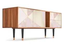Móvel De Tv* Mueble de TV - 170х69х48 cm - T1 - Cosmopolitan Diva, Nogueira Castanho