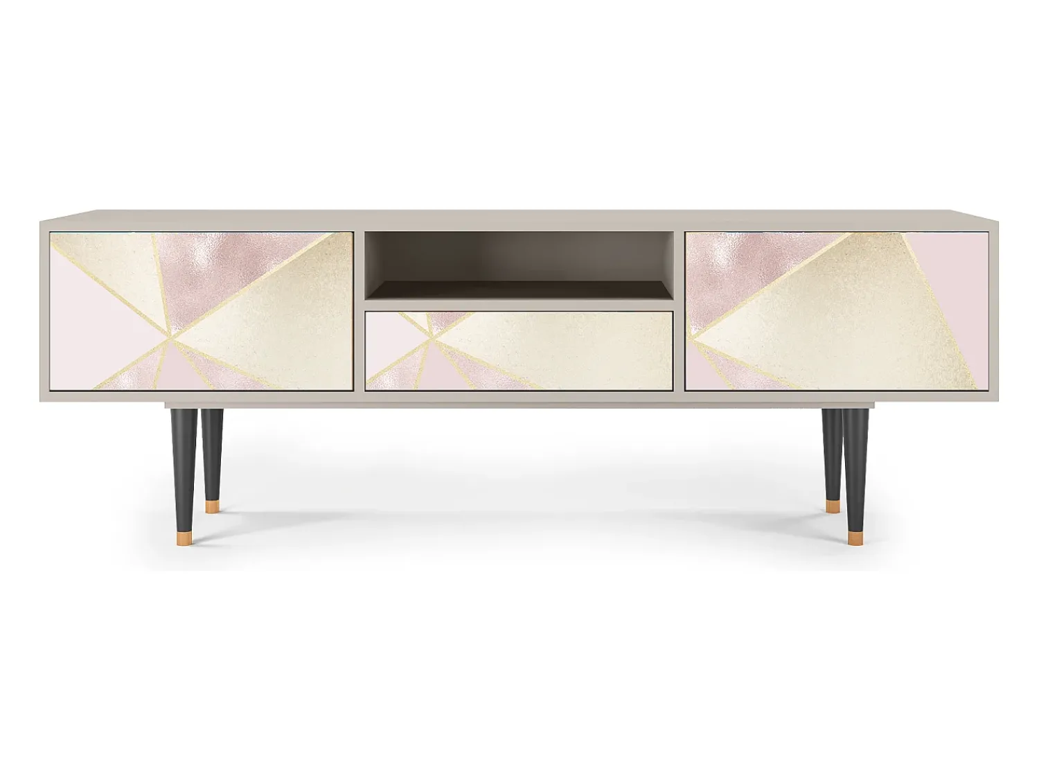 Discount Mueble de TV - 170х59х41 cm - T6 - Cosmopolitan Diva, Areia Bege