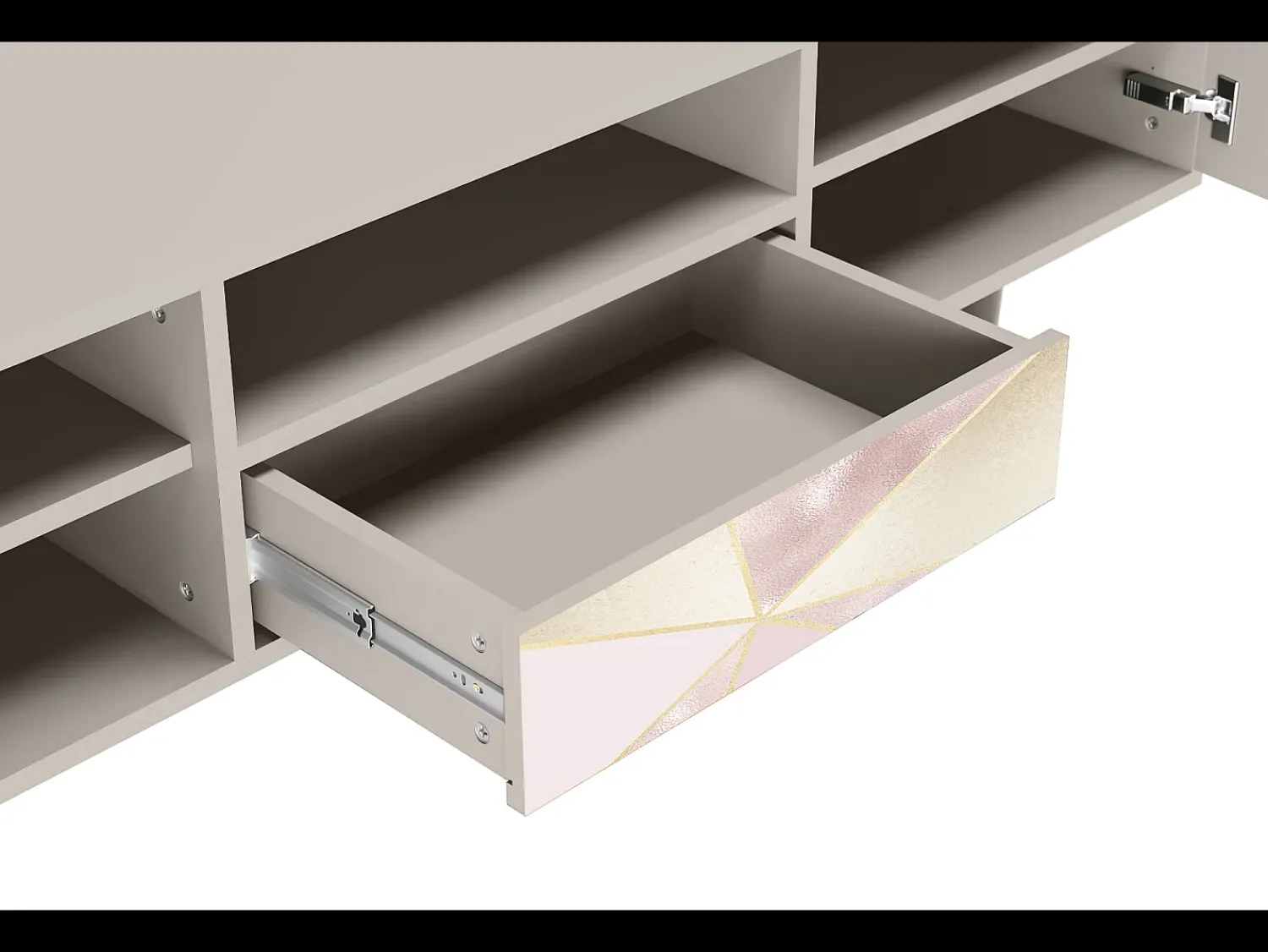 Discount Mueble de TV - 170х59х41 cm - T6 - Cosmopolitan Diva, Areia Bege