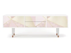 Móvel De Tv| Mueble de TV - 170х59х48 cm - T4 - Cosmopolitan Diva, Branco Bege