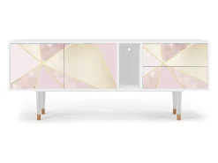 Clearance Mueble de TV - 170х69х48 cm - T1 - Cosmopolitan Diva, Branco Bege