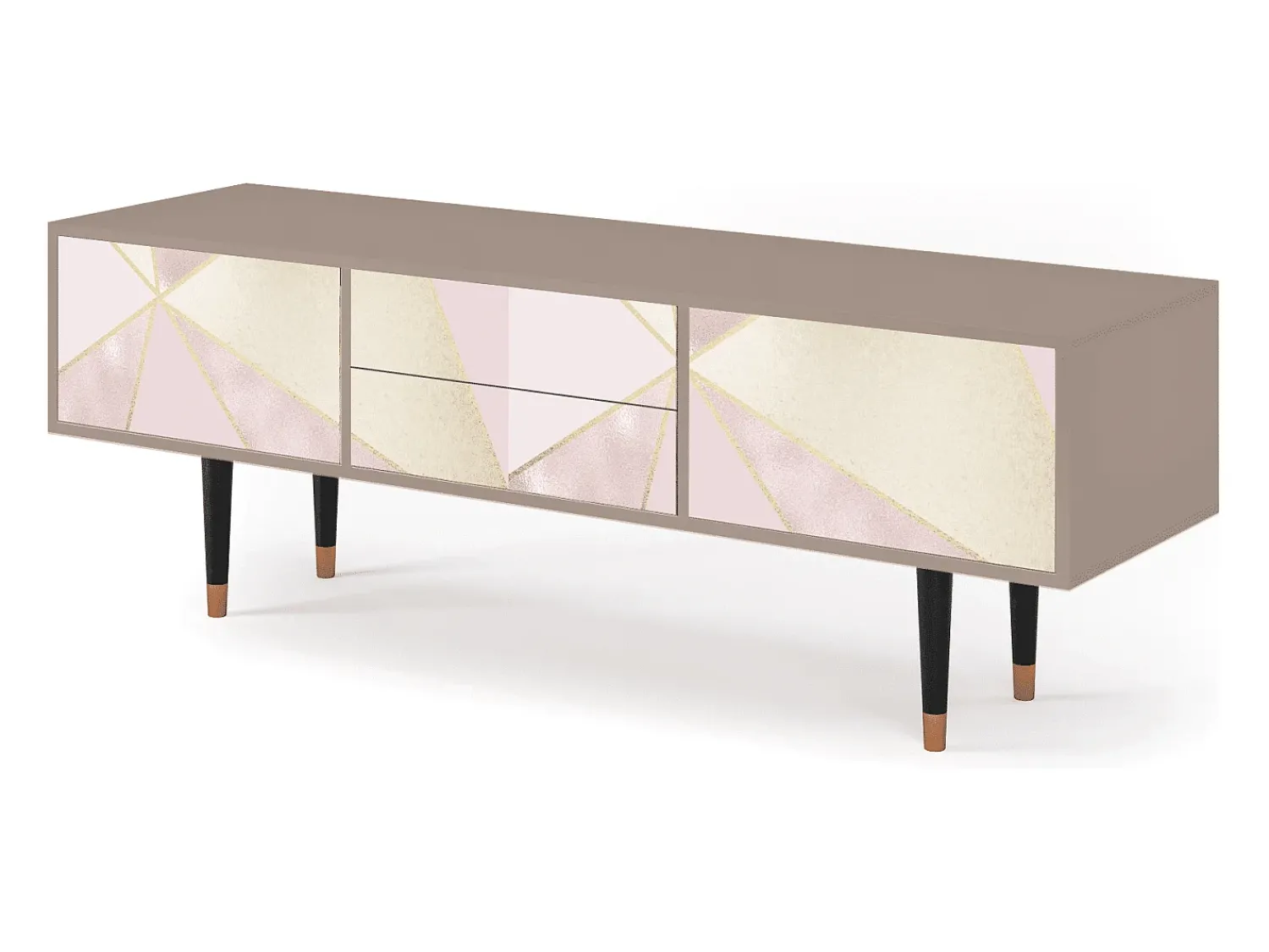 Móvel De Tv| Mueble de TV - 170х59х48 cm - T4 - Cosmopolitan Diva, Latte Bege