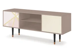 Móvel De Tv| Mueble de TV - 170х69х48 cm - T2 - Cosmopolitan Diva, Latte Bege