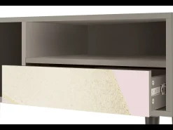 New Mueble de TV - 115х59х48 cm - T3 - Cosmopolitan Diva, Areia Bege