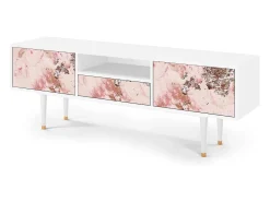 Mueble de TV - 170х59х41 cm - T6 - Cotton Candy, Branco^ Móvel De Tv