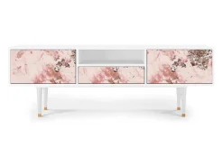 Mueble de TV - 170х59х41 cm - T6 - Cotton Candy, Branco^ Móvel De Tv