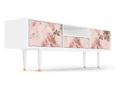 Mueble de TV - 170х59х41 cm - T6 - Cotton Candy, Branco^ Móvel De Tv