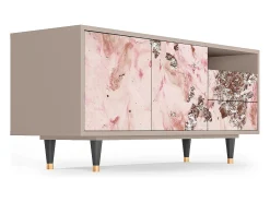 Mueble de TV - 125х56х41 cm - T7 - Cotton Candy, Latte^ Móvel De Tv