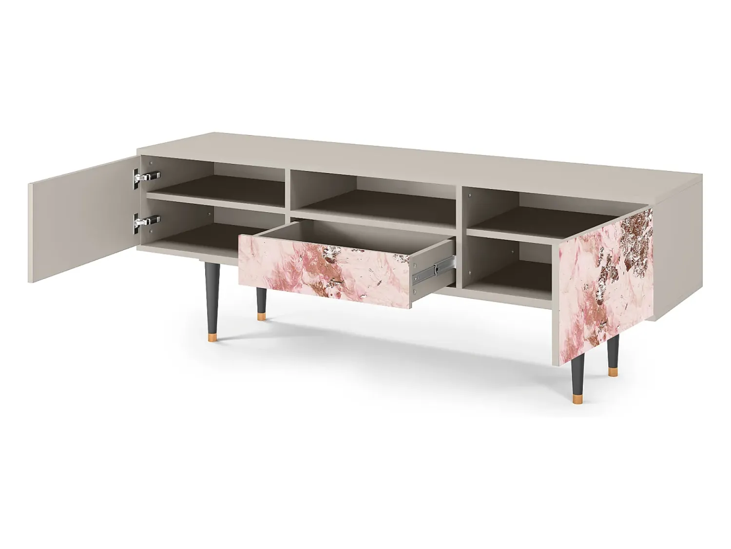 Sale Mueble de TV - 170х59х41 cm - T6 - Cotton Candy, Areia Bege