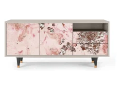 Móvel De Tv| Mueble de TV - 125х56х41 cm - T7 - Cotton Candy, Areia Bege