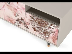 Móvel De Tv| Mueble de TV - 125х56х41 cm - T7 - Cotton Candy, Areia Bege