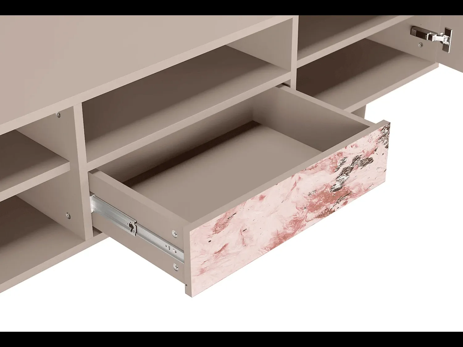 Mueble de TV - 170х59х41 cm - T6 - Cotton Candy, Latte^ Móvel De Tv