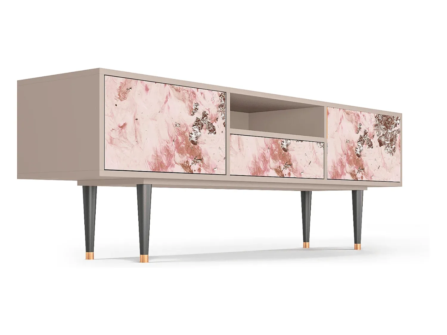 Mueble de TV - 170х59х41 cm - T6 - Cotton Candy, Latte^ Móvel De Tv