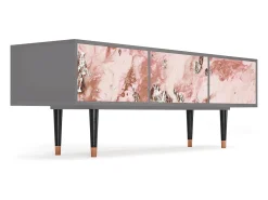Móvel De Tv* Mueble de TV - 170х59х48 cm - T4 - Cotton Candy, Cinza Cinzento