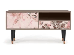 Móvel De Tv| Mueble de TV - 115х59х48 cm - T3 - Cotton Candy, Latte Bege