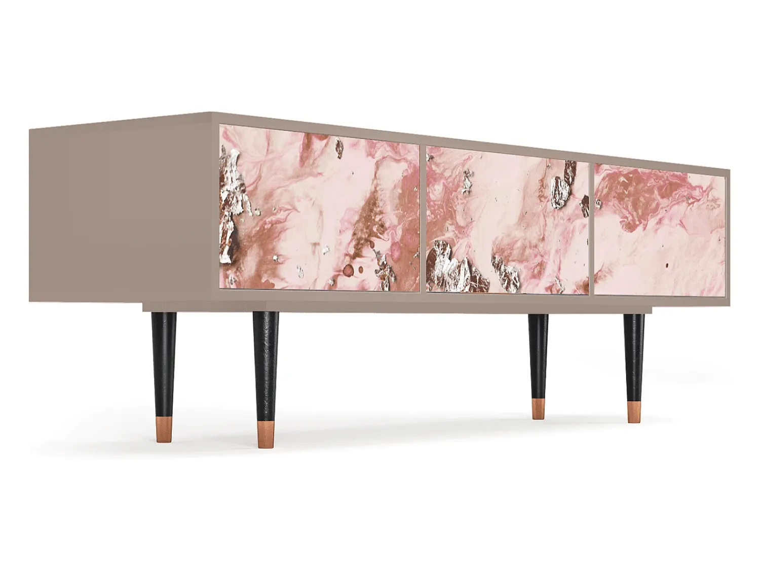 Móvel De Tv* Mueble de TV - 170х59х48 cm - T4 - Cotton Candy, Latte Bege