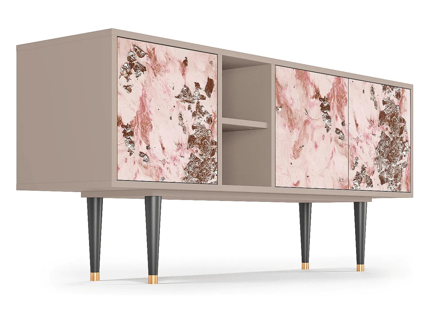 Mueble de TV - 150х69х41 cm - T5 - Cotton Candy, Latte^ Móvel De Tv