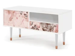 Móvel De Tv* Mueble de TV - 115х59х48 cm - T3 - Cotton Candy, Branco Bege
