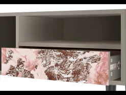 Outlet Mueble de TV - 115х59х48 cm - T3 - Cotton Candy, Areia Bege