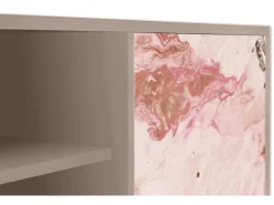 Móvel De Tv| Mueble de TV - 170х69х48 cm - T2 - Cotton Candy, Latte Bege