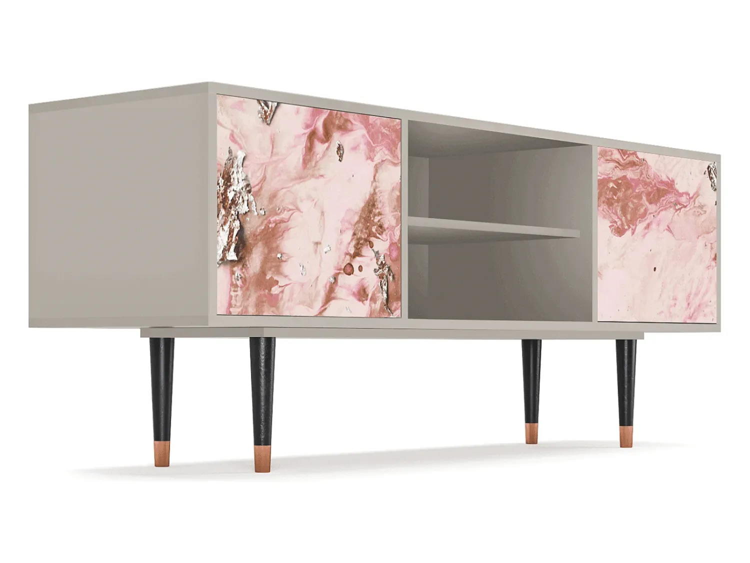 Móvel De Tv* Mueble de TV - 170х69х48 cm - T2 - Cotton Candy, Areia Bege