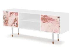 Móvel De Tv| Mueble de TV - 170х69х48 cm - T2 - Cotton Candy, Branco Bege