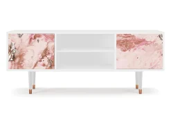 Móvel De Tv| Mueble de TV - 170х69х48 cm - T2 - Cotton Candy, Branco Bege