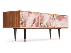 Hot Mueble de TV - 170х59х48 cm - T4 - Cotton Candy, Nogueira Castanho