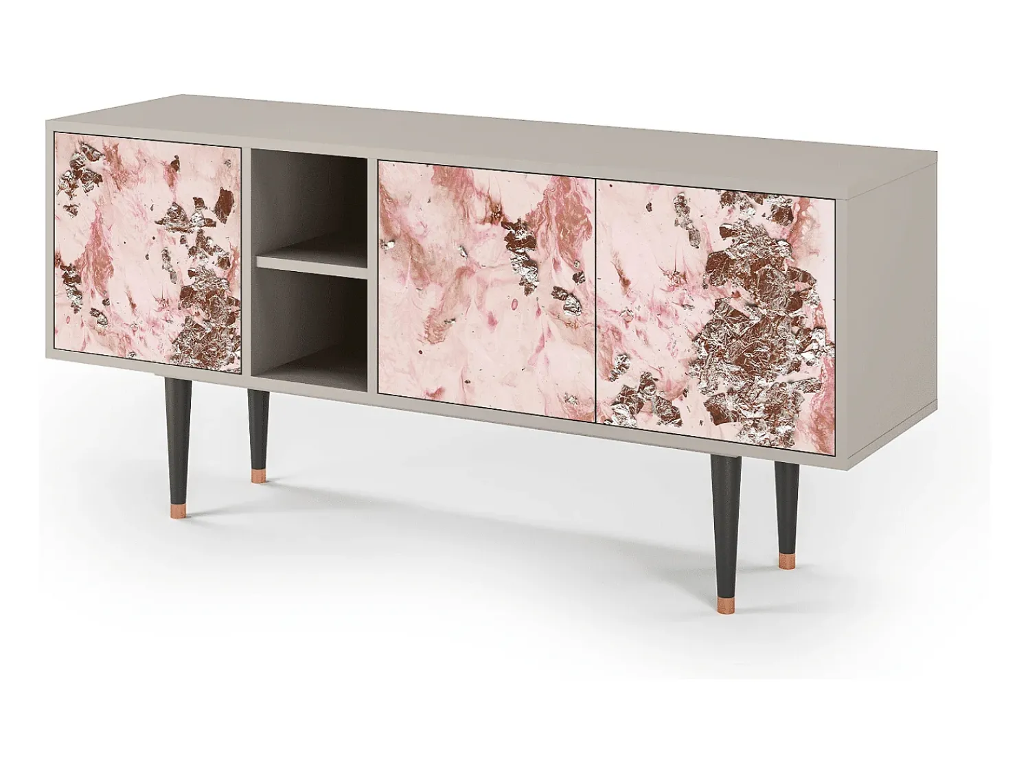 Clearance Mueble de TV - 150х69х41 cm - T5 - Cotton Candy, Areia Bege