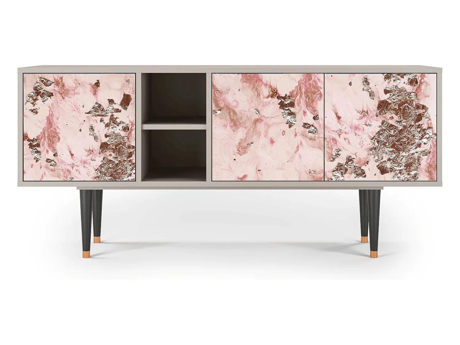 Clearance Mueble de TV - 150х69х41 cm - T5 - Cotton Candy, Areia Bege