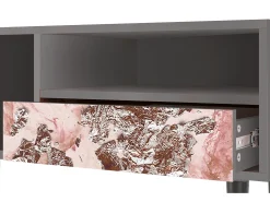 Mueble de TV - 115х59х48 cm - T3 - Cotton Candy, Cinza^ Móvel De Tv