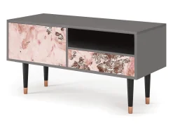 Mueble de TV - 115х59х48 cm - T3 - Cotton Candy, Cinza^ Móvel De Tv