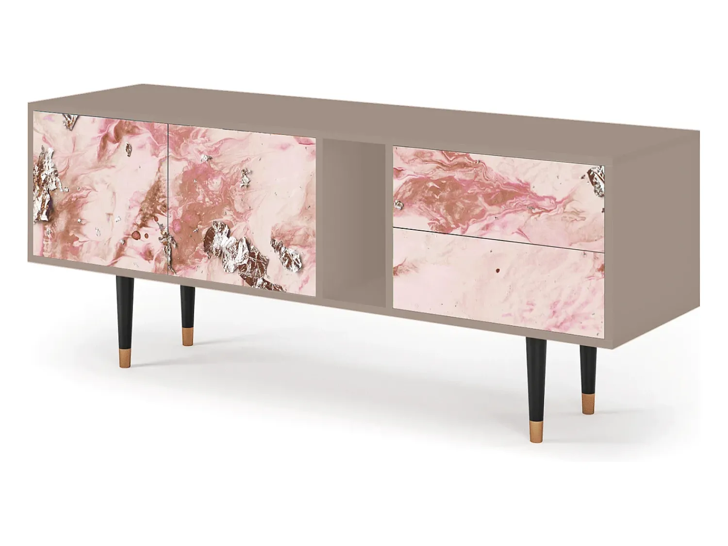 Hot Mueble de TV - 170х69х48 cm - T1 - Cotton Candy, Latte Bege