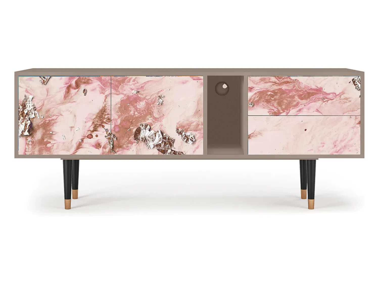 Hot Mueble de TV - 170х69х48 cm - T1 - Cotton Candy, Latte Bege