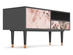 Best Mueble de TV - 115х59х48 cm - T3 - Cotton Candy, Antracite Cinza antracite