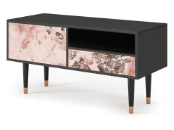 Best Mueble de TV - 115х59х48 cm - T3 - Cotton Candy, Antracite Cinza antracite