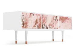 New Mueble de TV - 170х59х48 cm - T4 - Cotton Candy, Branco Bege