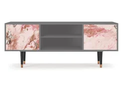 Móvel De Tv| Mueble de TV - 170х69х48 cm - T2 - Cotton Candy, Cinza Cinzento