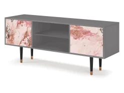 Móvel De Tv| Mueble de TV - 170х69х48 cm - T2 - Cotton Candy, Cinza Cinzento