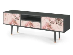 Móvel De Tv| Mueble de TV - 170х59х41 cm - T6 - Cotton Candy, Antracite Cinza antracite