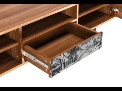 Sale Mueble de TV - 170х59х41 cm - T6 - Country Village, Nogueira Castanho