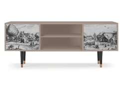 Mueble de TV - 170х69х48 cm - T2 - Country Village, Latte^ Móvel De Tv