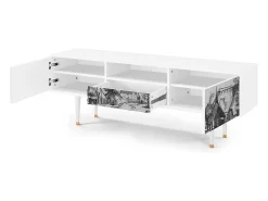 Mueble de TV - 170х59х41 cm - T6 - Country Village, Branco^ Móvel De Tv