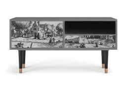 Discount Mueble de TV - 115х59х48 cm - T3 - Country Village, Areia Bege
